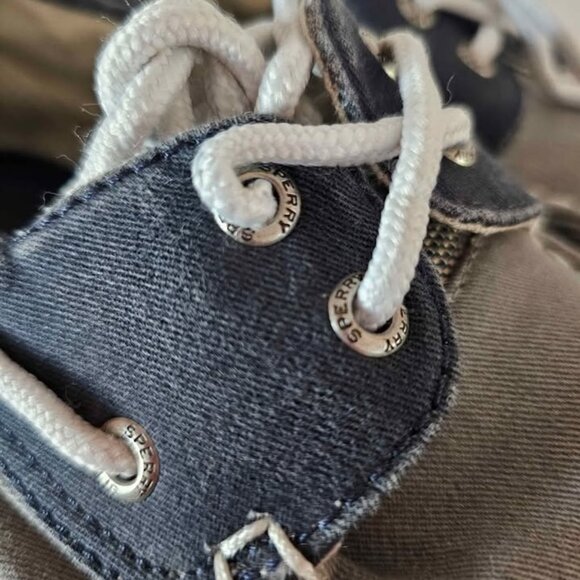 Sperry Topsider Men's 9.5 Canvas Boat Shoes - Picture 3 of 7